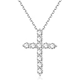 Sterling Silver Cross Necklace for Men and Women | Cross Pendant | Gold Necklaces for Women