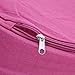 SpruceBay Foldable Round Laundry Hamper Basket with Handles and Drawstring -Fabric Closet Storage Bag - Pink -Organization with Unique Style - Keep your Laundry Room, Closet, and Home Organized