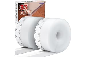 Holikme Weather Stripping Door Seal Strip 33 Feet, Sealing Sticker Sealing Tape for Door Draft Stopper Adhesive for Doors, Suitable for Windows, Doors