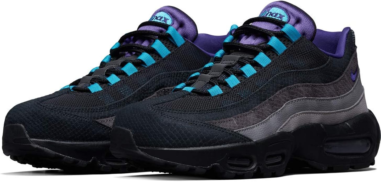 purple and black air max 95