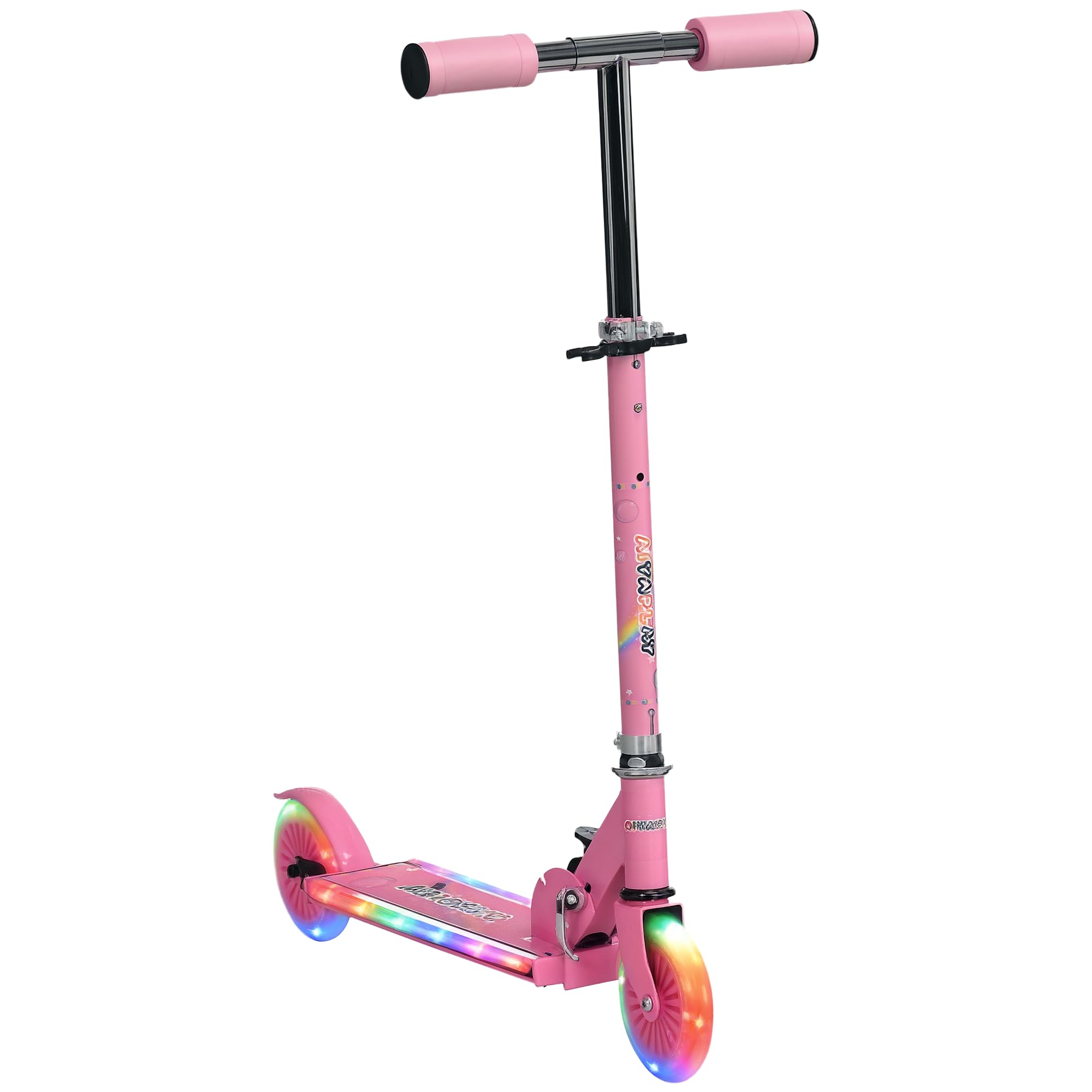 HOMCOM Kids Scooter with Light...