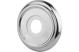 GZJOSUM Metal Tub Spout Cover Ring, Stainless Steel Bathroom Faucet Remodeling Wall Plate with Foam Gasket（1-1/2 Inch ID and 3-5/8 Inch OD）