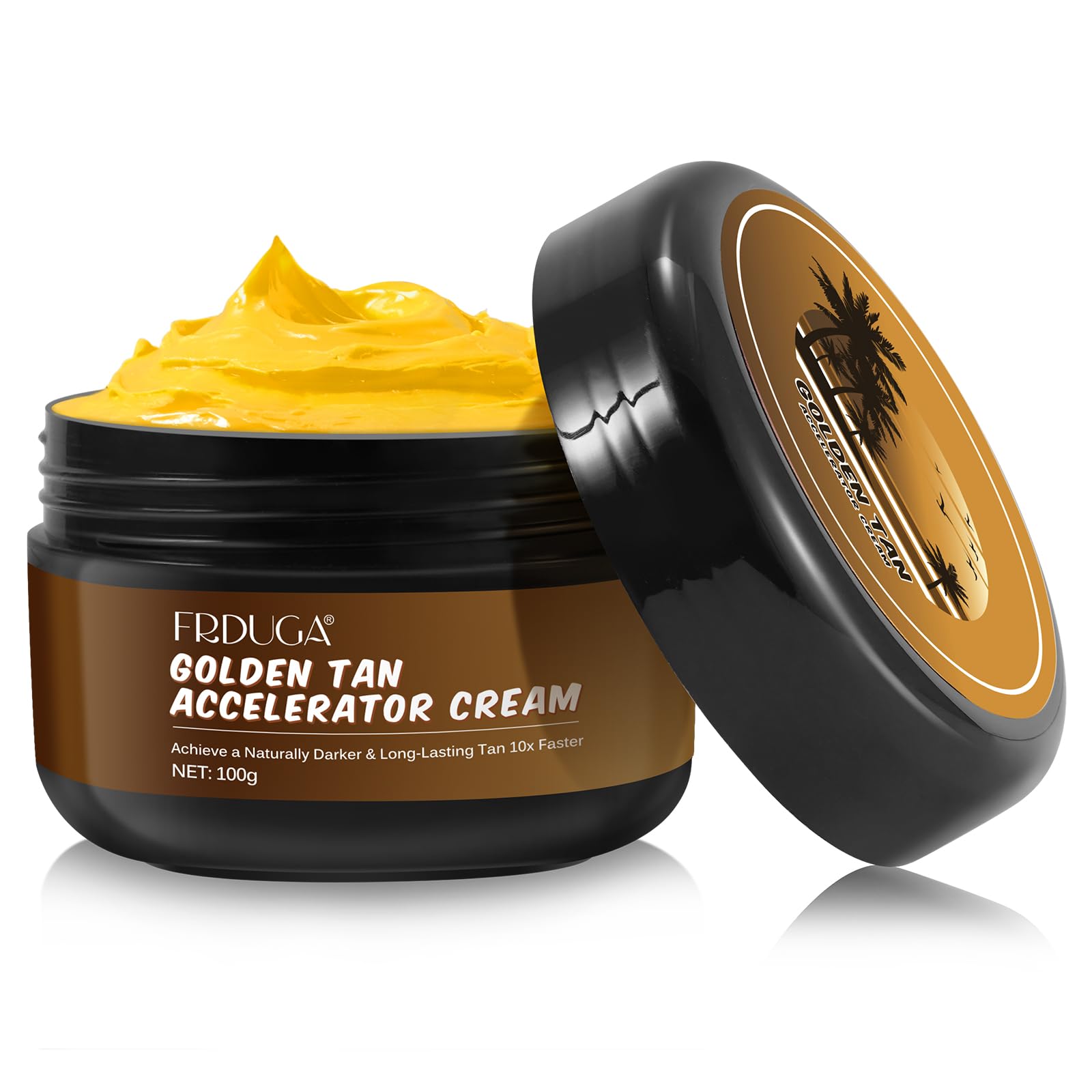 Sunbed Tanning Accelerator, Tan Accelerator for Sunbed, Sunbed Cream Effective in Sunbeds & Outdoor Sun,Achieve a Natural Tan with Natural Ingredients (100g)