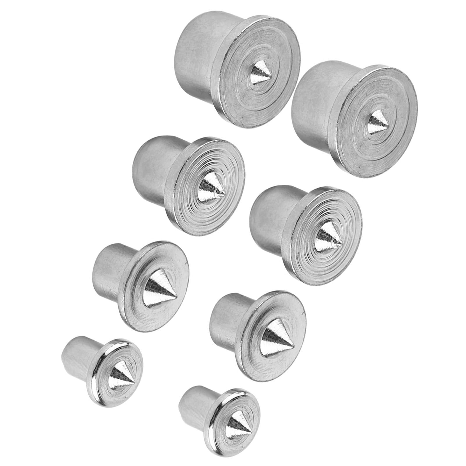 Set of 8 Zentrum Holzbearbeitung Ausrichtung Werkzeug Punkte Marker Bohrer Zentrum, 4/5/6/8/10/12 mm DÃbelbohrer Zentrum Punkte Pin Set (Hollow)