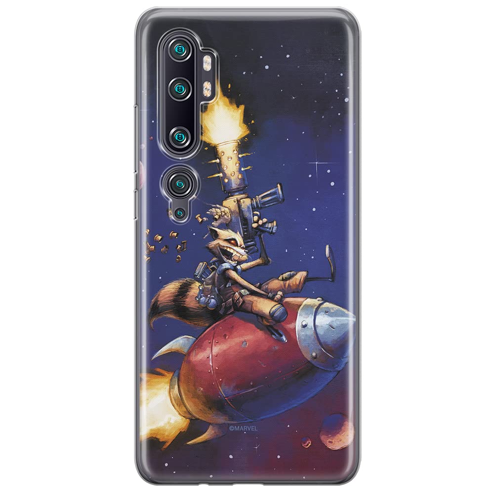 ERT GROUP mobile phone case for Xiaomi MI NOTE 10 / MI NOTE 10 PRO original and officially Licensed Marvel pattern Rocket 007 optimally adapted to the shape of the mobile phone, case made of TPU