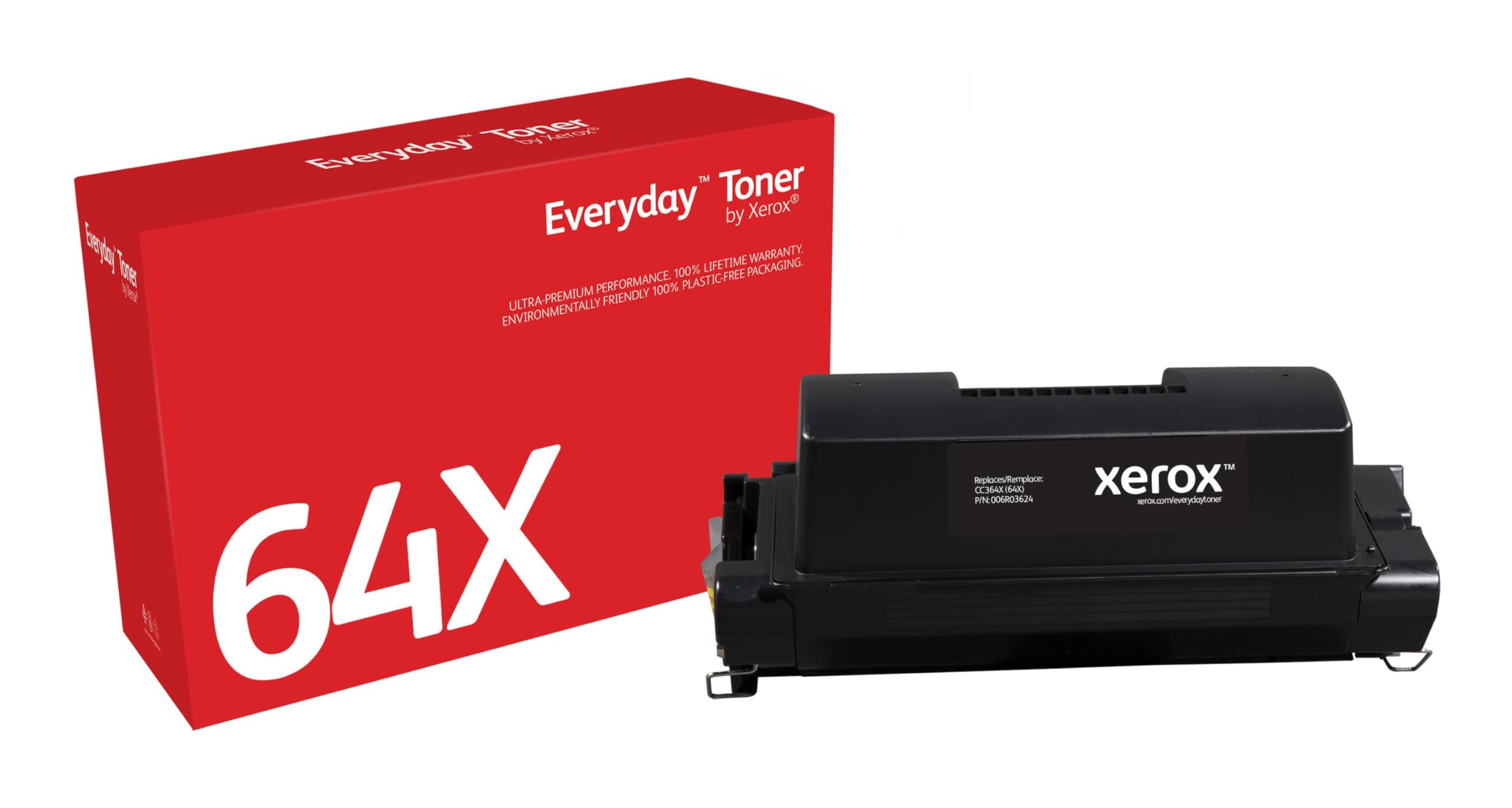 Xerox Everyday Compatible HP 64X CC364X Black Toner, High Capacity
