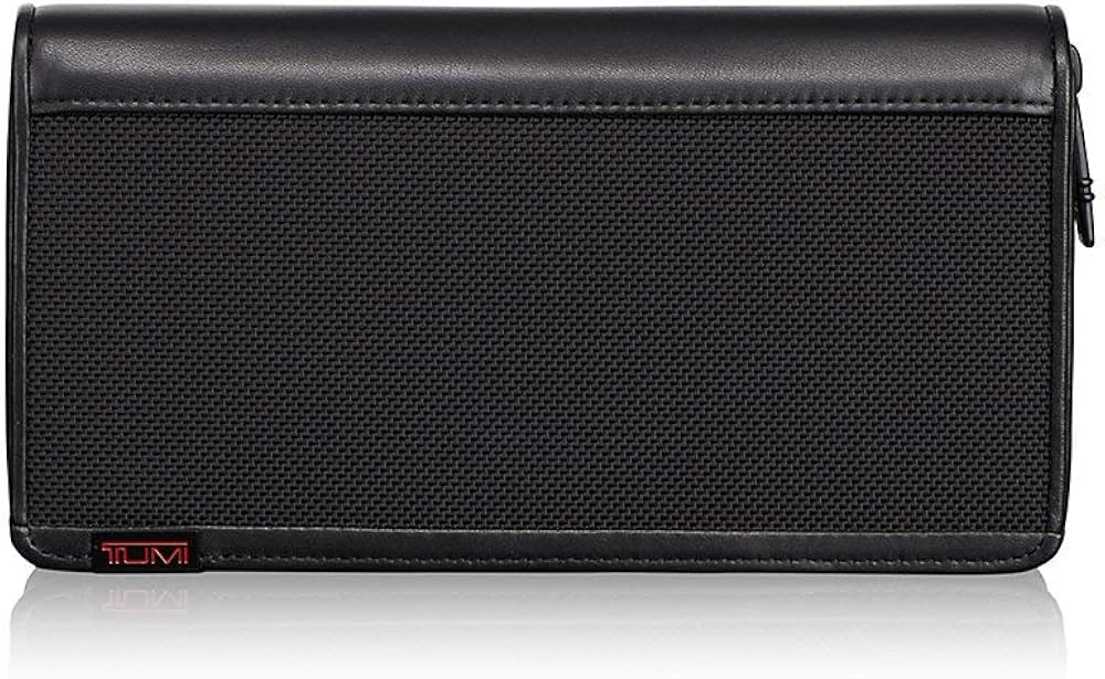 Tumi Alpha Zip Around Large Travel Wallet Black Tumi Travel Wallets