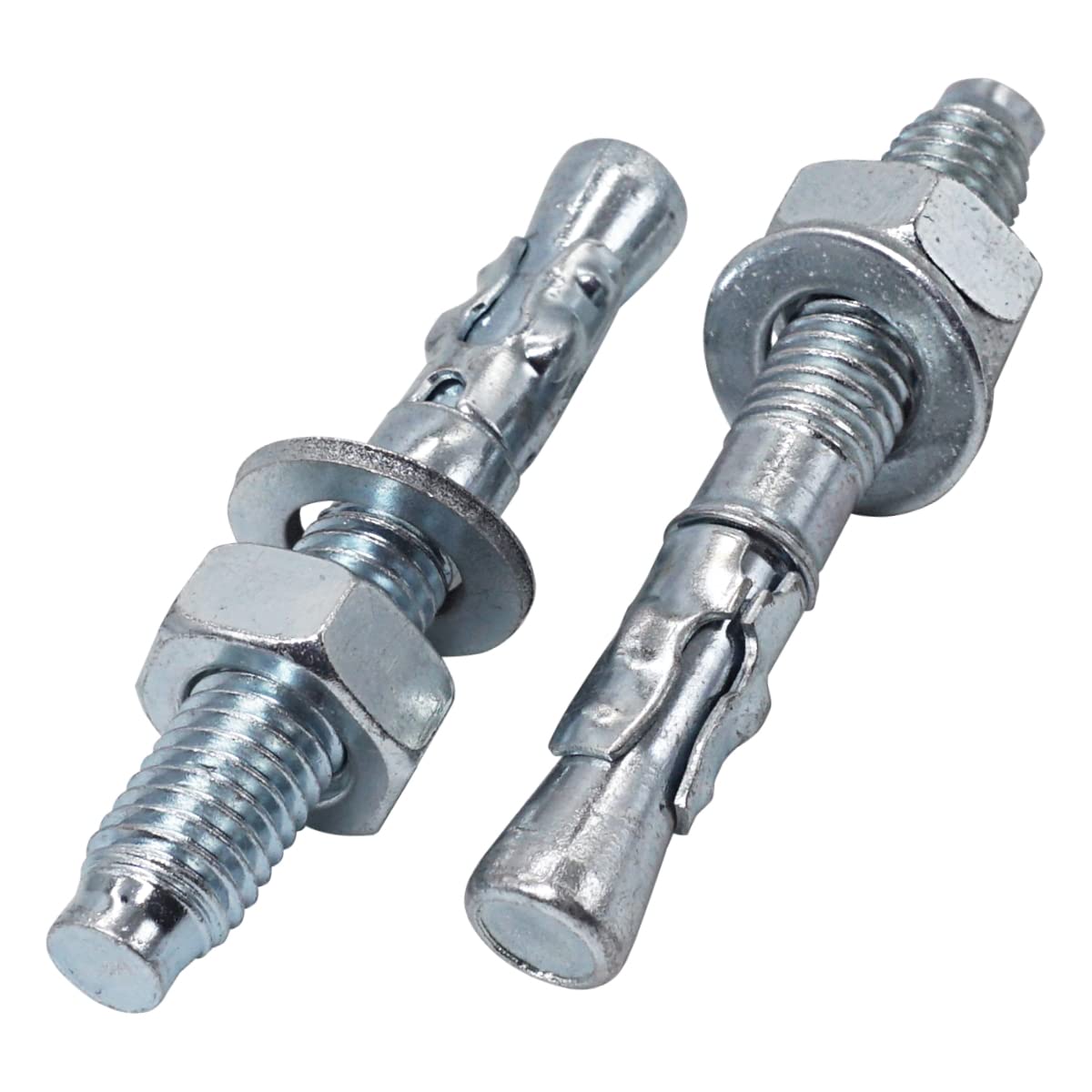 SKIR'CO (8 pcs) Wedge Anchors M10 x 75 mm, Metal Dowels, Bolt Anchor Masonry Fixing, Concrete Expansion Anchor โ image 1