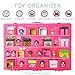 Gift Ems Case, Toy Storage Carrying Box. Figures Playset Organizer. Accessories For Kids by LMB