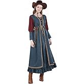NSPSTT Renaissance Dress Women Medieval Dress for Women Edwardian Renaissance Costume