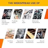 SIMDAO 9Pcs Metric Hex Key Set 1.5-10mm Anti-Slip Ball End Color Coding view 7