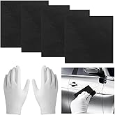 lyehip Upgrade Nano Sparkle Cloth Car Scratch Remover 5 Pcs with Glove, Nano Magic Sparkle Cloth for Car Vehicles, Easily Repair Paint Scratch, Water Spots, Swirls - Achieve, Residues