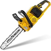 16" 40V Brushless Cordless Chainsaw Compatible with DeWalt 20V, Bare Tool | Cordless Chainsaw w/ Auto-Oiler, Oregon Guide Bar&amp;Chain Tool-Free Tensioning &amp; Safety Brake. Battery and Charger Not included