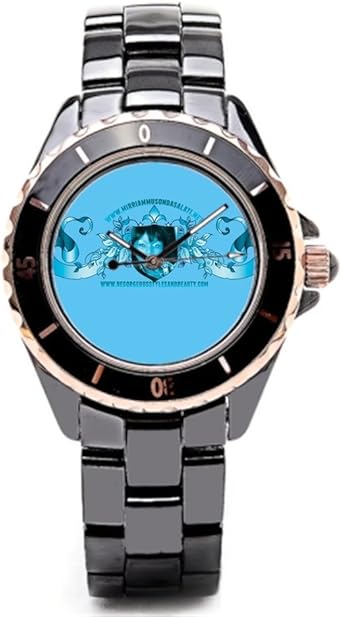 sjfy relojes cerámica banda pelo inspirado reloj correa de ...