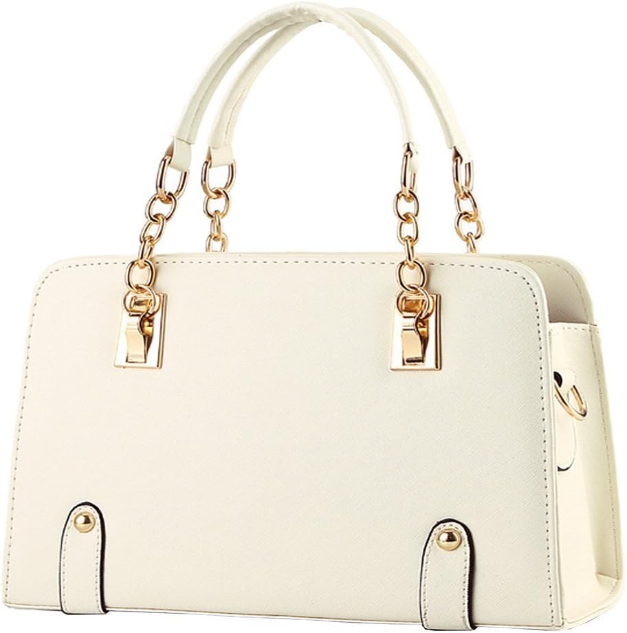 Vincenza Designer Womens Faux Patent Leather Large Style Tote Shoulder Bag Handbag Satchel