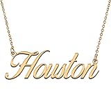 HUAN XUN Customized Custom Simple Any Name Necklace