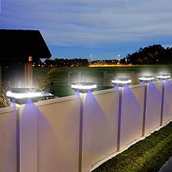 Sumaote Solar Post Lights 160LM 52 LED - Outdoor
