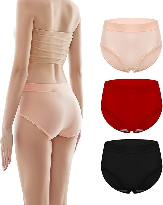 ITAYAX Sexy Atmungsaktive, dehnbare Hipster-Unterwäsche für Damen ...