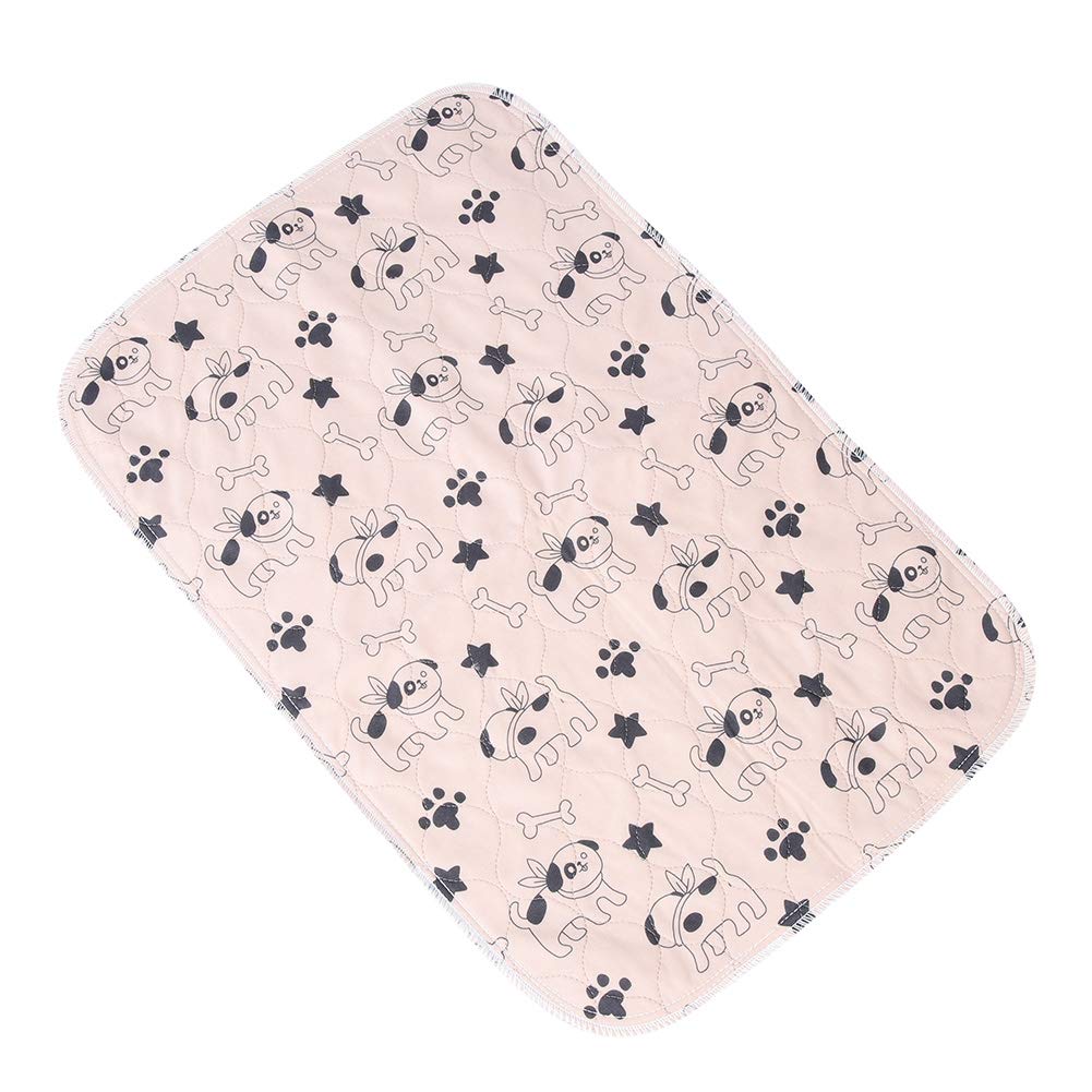 Reusable Dog Pee Pad, Washable Dog Potty Training Mat, Super Absorbent Puppy Whelping Pad, Waterproof Dog Food Bowl Mats(40 * 60cm/15.7 * 23.6in)