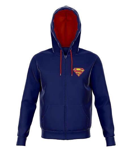 superman zipper hoodie