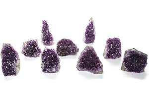 DesertUSA Uruguayan Amethyst Cut Base from Basalt Plus, Bonus Mineral Included