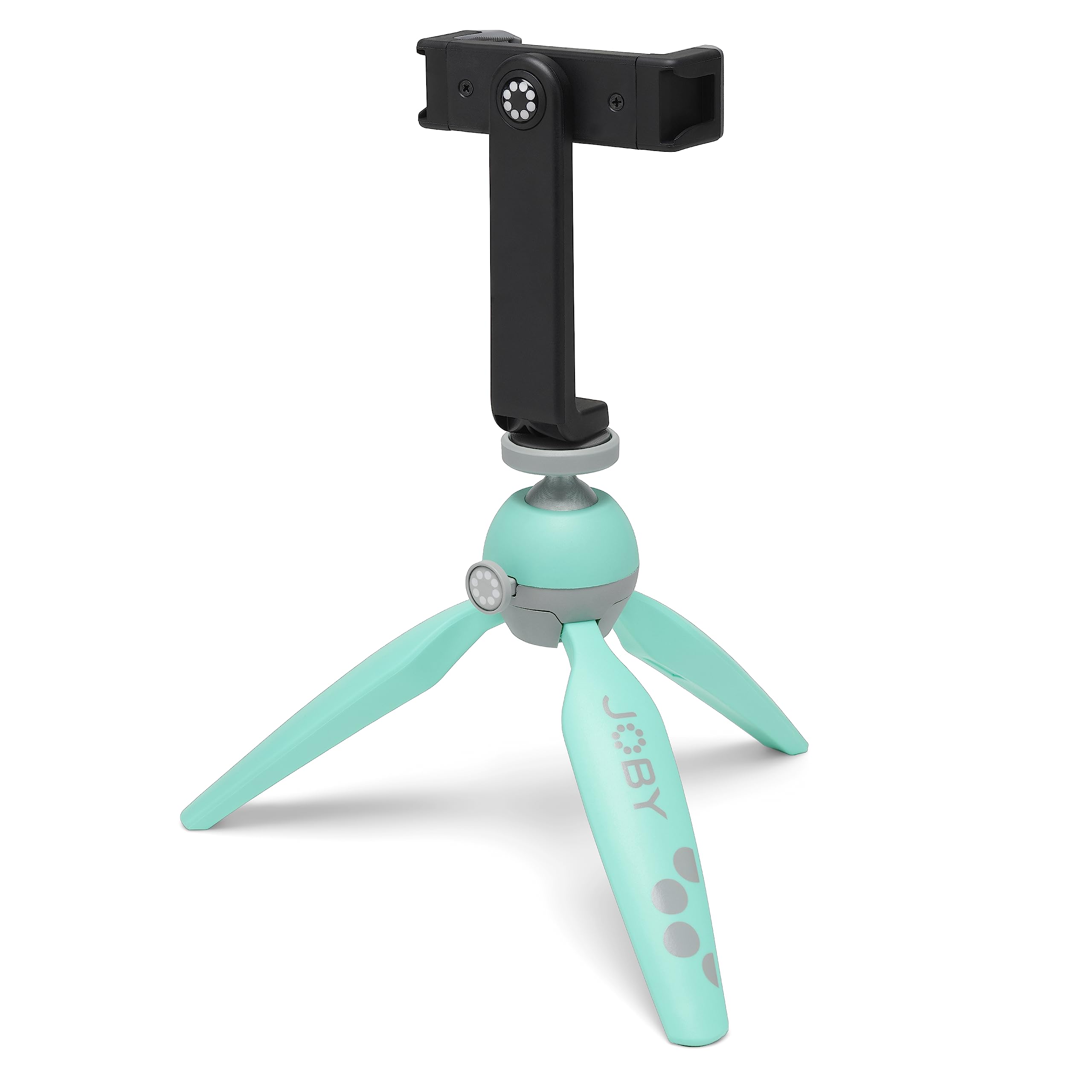 JOBY HandyPod 2 Kit, Table Top Tripod with GripTight 360 Phone Mount and Pin Joint Mount, Phone Tripod for Smartphones, Action Cam and Mirrorless Cameras or Devices up to 1.0Kg (2.2lbs), Teal
