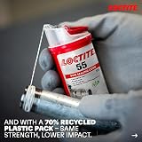Loctite 55 Pipe Thread Sealant Tape 160m Non Curing Plumbers Cord White view 8