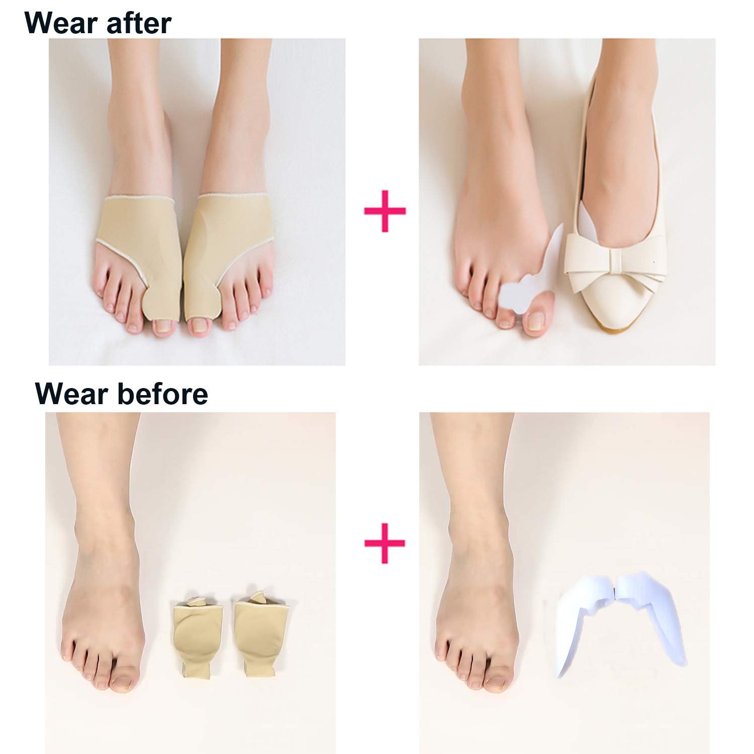 Bunion Corrector and Bunion Relief Sleeve with Gel Bunion corrector