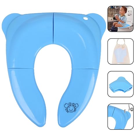 Bleu Pot Toilette Bebe Pliable Enfant Abattant Toilette Enfant Reducteur Toilette Bebe Pot Enfant Bebe Fille Abattant Toilette Lunette De Toilette Reducteur Bebe Toilette Wc Enfant Bazis Az