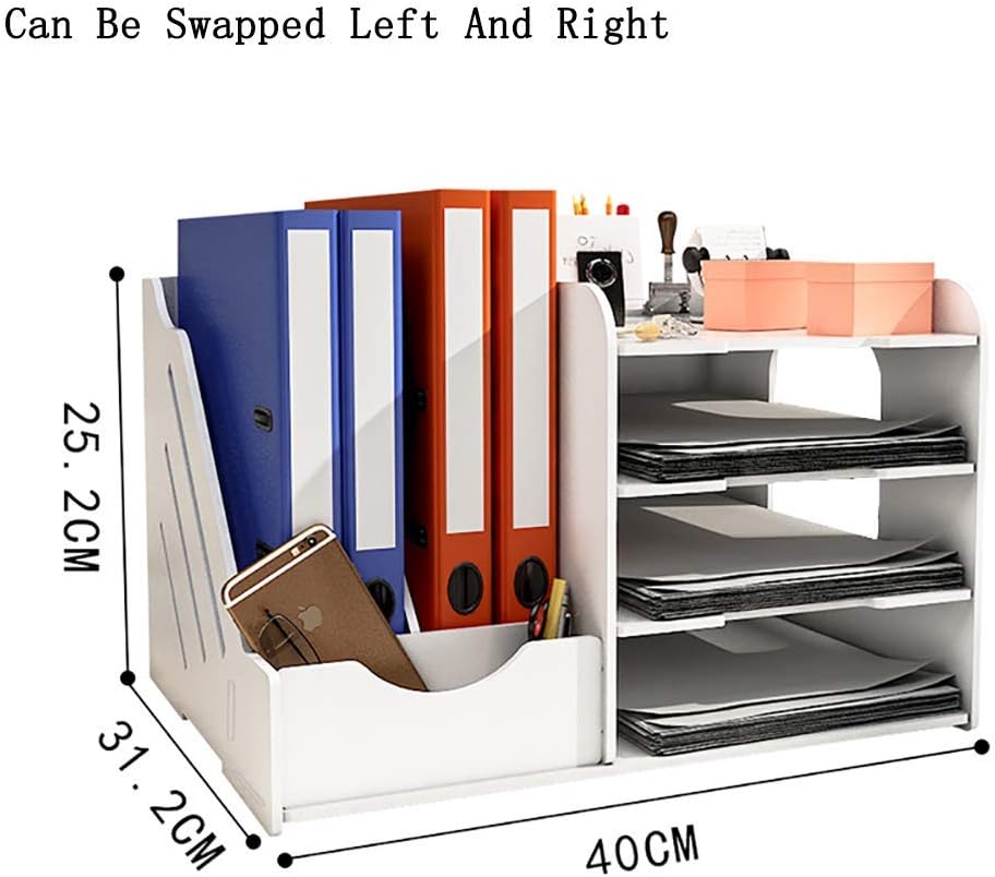 ZXYY Document Shelf Desk Shelf Desk Shelf Office Supply A4 Book Shelf