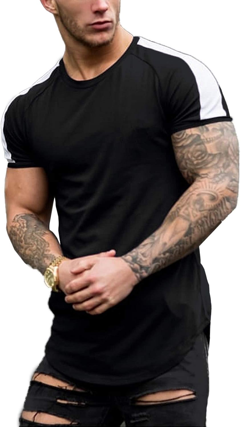 longline slim fit t shirt