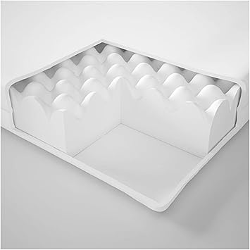 Ikea Malfors Schaummatratze In Weiss Fest 160x200cm Amazon De Kuche Haushalt