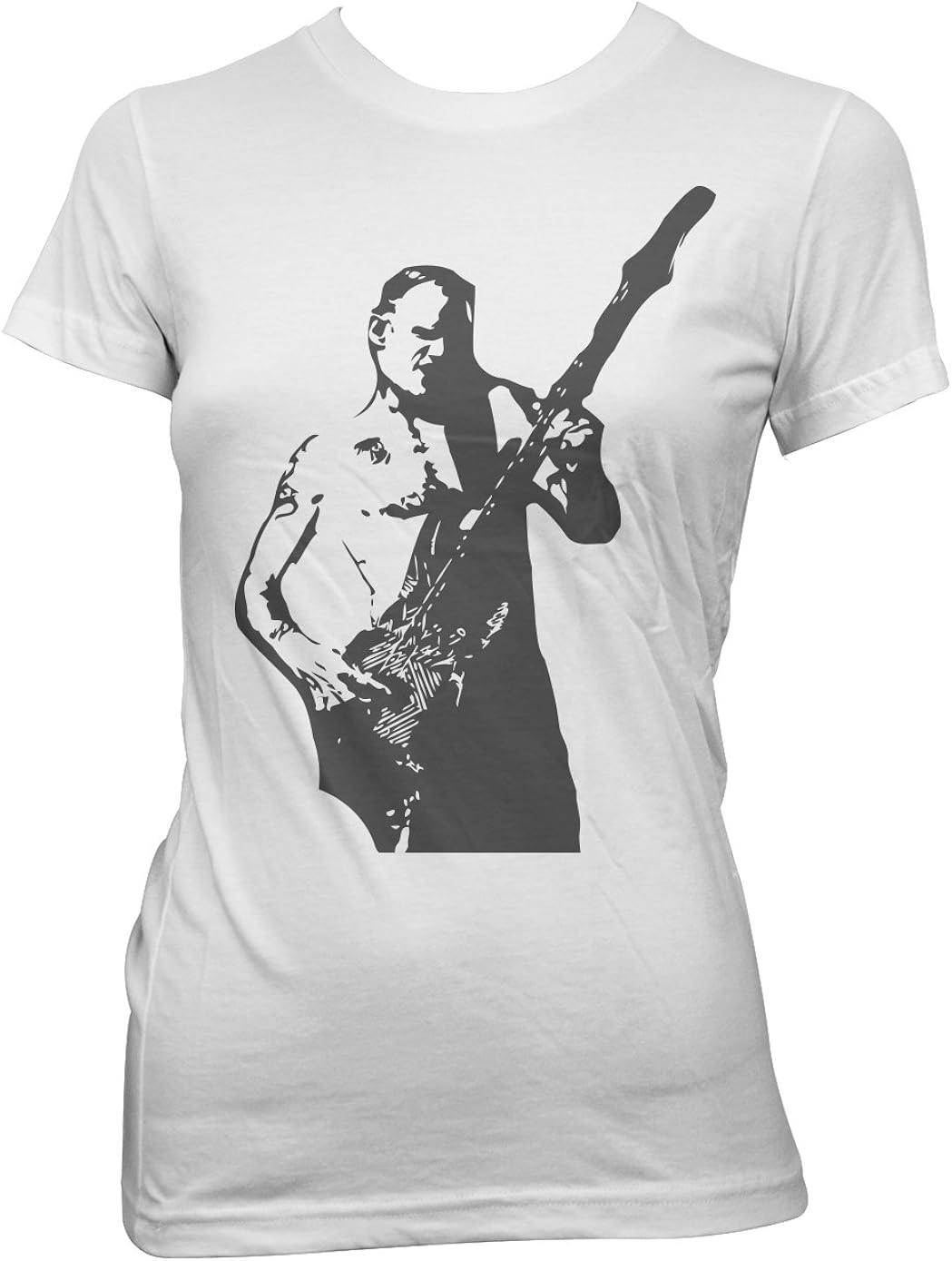 Flea Red Hot Chili Peppers ladies fit tee Amazon.co.uk Clothing