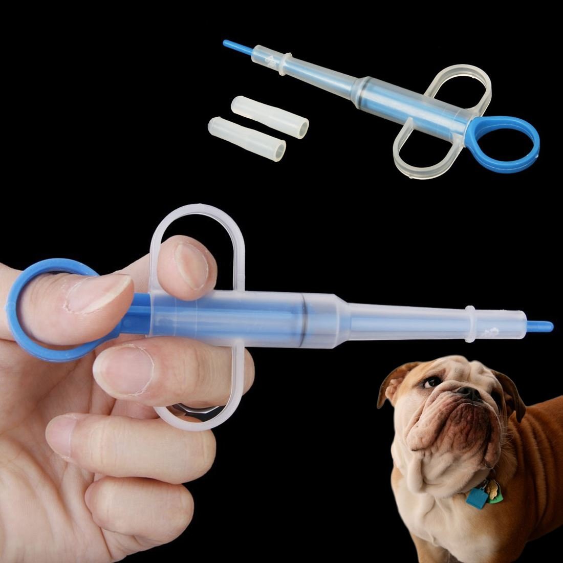 Pet Dog Cat Puppy Kitten Capsule Tablet Pill Gun Popper Piller Pusher Syringe