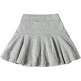 Neutocd Toddler Baby Girls Skirts Skorts Elastic Girl Pleated Skirts Kid Casual Stretch Waist Skater Skort Built in Shorts