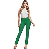 Hybrid & Company Womens Business Millennium Slim Bootcut Pants