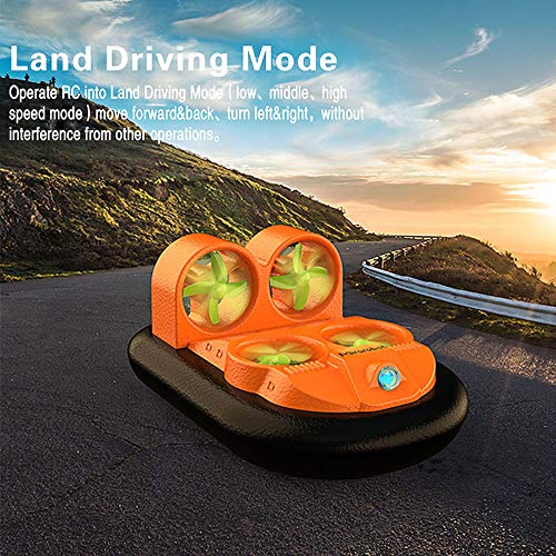 Goolsky Mirarobot GV160 RC Boat LED EPP 2.4G High Speed Ground Effect Amphibious Anti-Crashed Vehicle Hovercraft