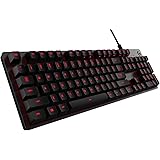 Logitech G413 Backlit Mechanical Gaming Keyboard with USB Passthrough – Carbon
