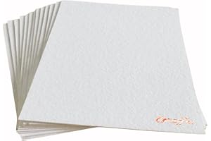 CeraTex 3170 Ceramic Fiber Paper 1/8" Thick, Size 11" x 12" 10 Sheets, High Temperature Insulation Gasket or Liner Paper for Kiln Stove Furnace Glass Fusing