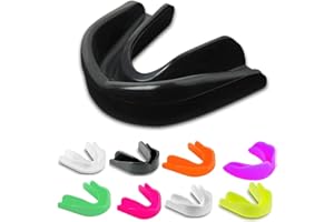 2-PCs Sports Mouth Guard – Cost-effective High Grade Silicone Air Gel Gum Shield for Sports, Boxing, Soccer & Football kids, 