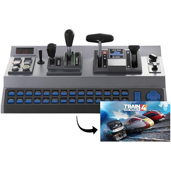 Amazon.com: RailDriver USB Desktop Train Cab Controller, Drive