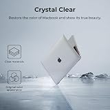 EooCoo Crystal Clear Case for 13-Inch MacBook Pro M1 M2 A2338 A2251 A2289 A2159 view 5