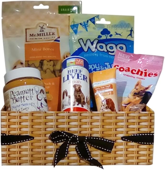 New Puppy Dog Gift Hamper Basket