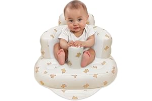 YAZXGBO Inflatable Baby Seat for Babies 4-36 Months Inflatable Baby Chair Infant Back Support Sofa Newborn to Toddler Portable Baby Floor Seats for Sitting Up Baby Floor Seater