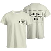 Custom T Shirts Bulk Design Your Own Tee with Logo Image Text Personalized T Shirts