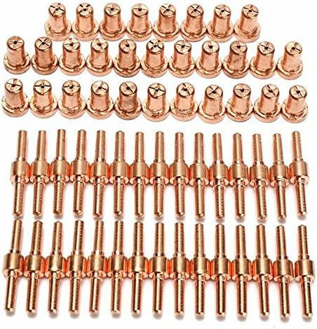 200pcs Consumables Extended(tips and electrode) PT-31 for 40A 50A Air Plasma Cutter and CT520 520TSC welding machine