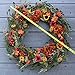 The Wreath Depot Nashua Blossom Fall Front Door Wreath, 24 Inches, Beautiful White Gift Box Included