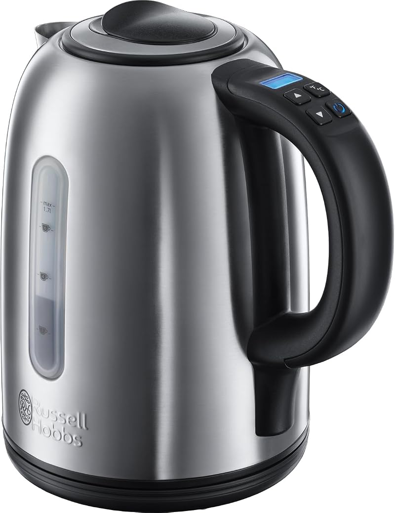 Russell Hobbs Electric Kettle 1.7L Digital Temp Quiet Boil Perfect Pour
