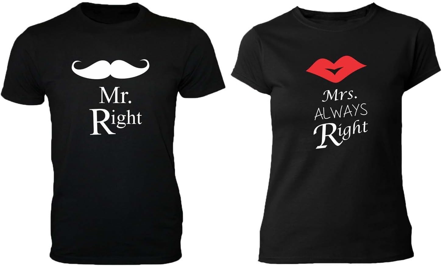 Giftsmate Men's & Women's Regular fit T-Shirt (Pack of 2)
