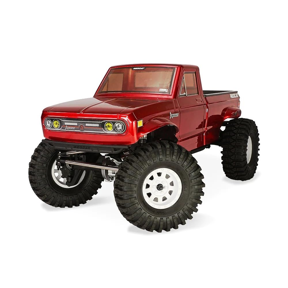 Redcat Ascent 1/10 Scale Low Center of Gravity (LCG) Performance Rock Crawler - Red